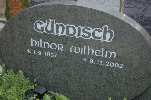 Guendisch Hildor 1937-2002 Grabstein